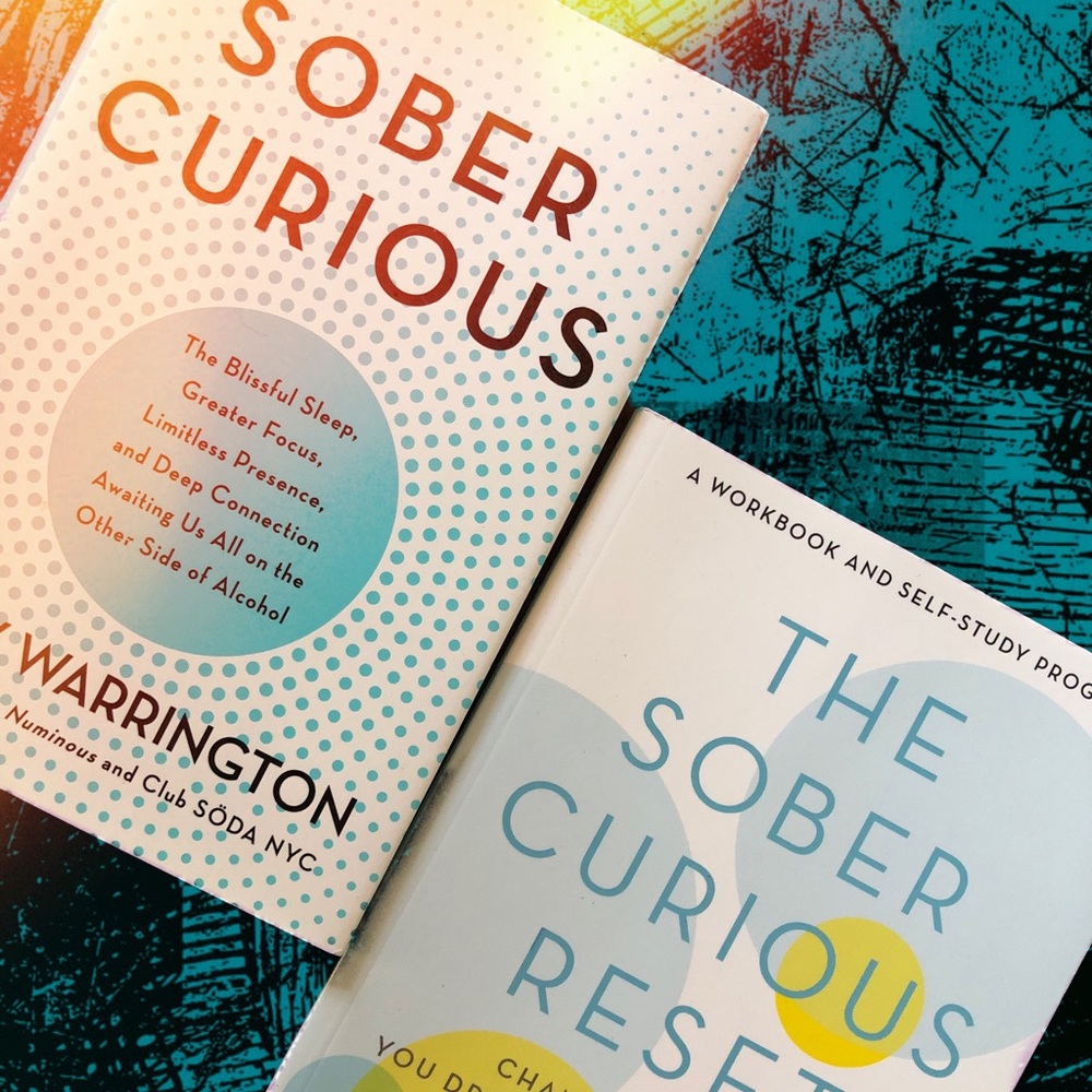 *New* Sober Curious hardcover book & workbook